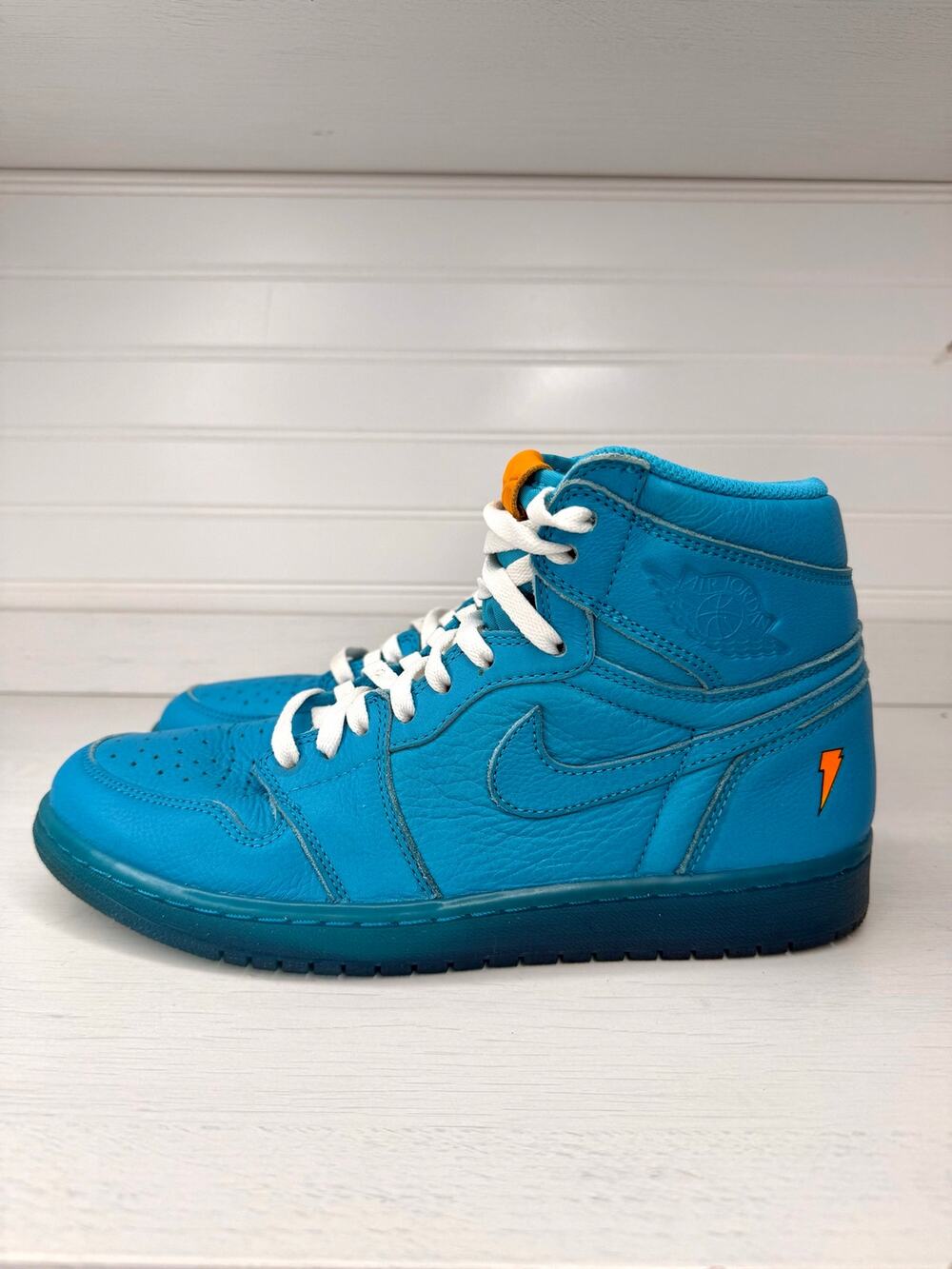 Nike Air Jordan 1 Retro High Gatorade Blue Lagoon AJ5997-455 Men’s 9.5 No Box - Picture 1 of 10